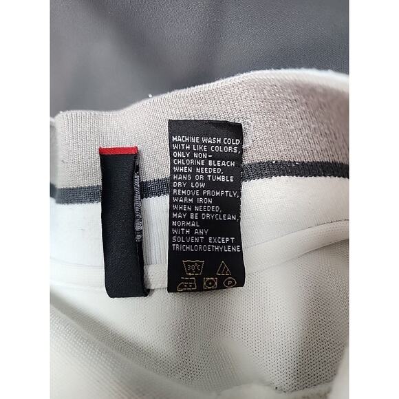 Quiksilver Men's White Full Zip Athletic Vintage Tracksuit Style Jacket Medium - Picture 5 of 9